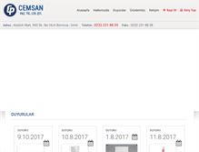Tablet Screenshot of cemsanpazarlama.com
